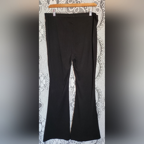 Vocal - Black Bellbottom Rhinestoned Pants - (2XL) - Picture 3 of 5